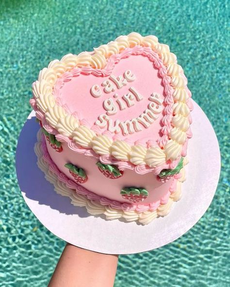 roz • custom cakes LA shared a post on Instagram: "I hereby declare summer 2022 cake girl summer! time to eat, make, and admire cake 🍰 spread the word . . . . . . #losangelesbaker #losangelesbakery #cutecake #pinkcake #wiltontips #colourmill #colourmillpow #colourmillmade #bespokecake #bespokecakes #cakesofinstagram". Follow their account to see 98 posts. Summer Birthday Cakes Girl, Girly Picnic, Cake Captions, Cake Sayings, Summer Birthday Cake, 2023 Vibes, Wilton Tips, Cake Quotes, Summer Cake