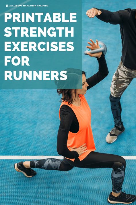 Strength Train For Runners, Runner Workout Plan, Strength Training For Runners Plan, Runners Strength Training Workouts, Strength Workouts For Runners, Runner Strength Workout, Strength Training For Runners Gym, 20 Minute Strength Workout, Marathon Strength Training Plan