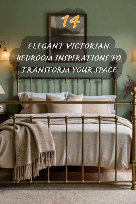 Discover my top 14 elegant Victorian bedroom inspirations! This collection showcases exquisite designs that effortlessly transform your space into a stylish retreat. From lush fabrics to beautiful color palettes, each idea will inspire you to create a cozy and refined atmosphere in your home. Victorian Terrace Bedroom Ideas, Modern Victorian Bedroom Design, Victorian Homes Bedroom, Light Victorian Bedroom, Edwardian Bedroom Ideas, Terrace Bedroom Ideas, Victorian House Bedroom, Victorian Terrace Bedroom, Period Bedroom