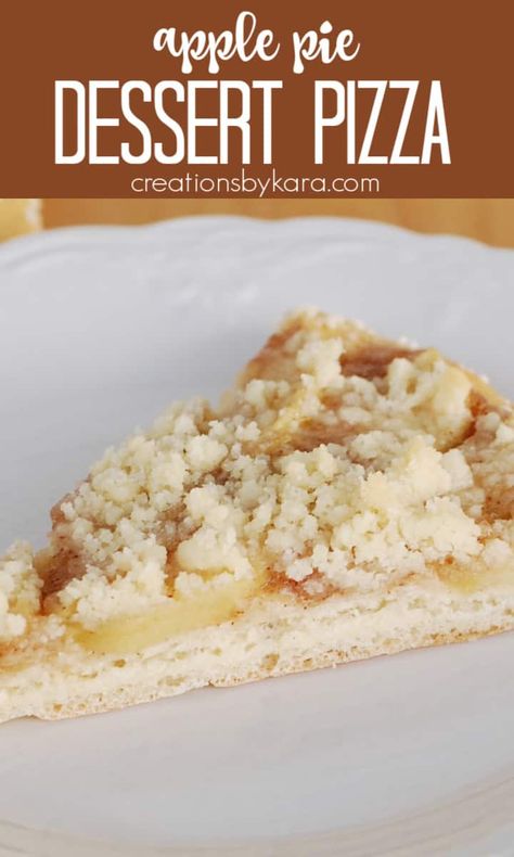 Apple Dessert Pizza Recipe, Apple Pie Pizza, Apple Dessert Pizza, Apple Crisp Dessert, Caramel Apple Desserts, Apple Pie Desserts, Apple Crumb Pie, Apple Pizza, Dessert Pizza Recipes