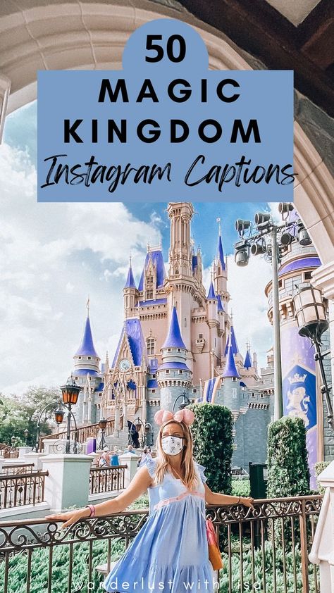 instagram captions for disney's magic kingdom Disney World Instagram Pictures, Magic Kingdom Pictures, Disney Picture Ideas Instagram, Kingdom Quotes, Magic Kingdom Orlando, Disney World Birthday, Funny Yearbook Quotes, Disney World Princess, Funny Yearbook