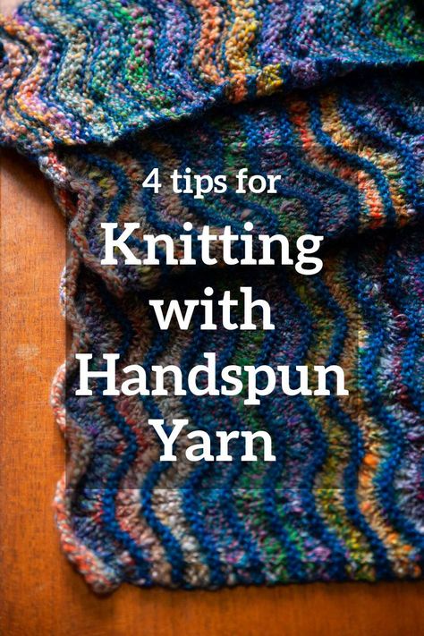 Homespun Yarn Patterns, Handspun Yarn Projects Free Knitting, Hand Spun Yarn Projects, Hand Spun Yarn, Scrap Yarn Knitting Projects, Handspun Yarn Projects, Spinning Yarn Fiber, Hand Dyed Yarn Inspiration, Spinning Wool