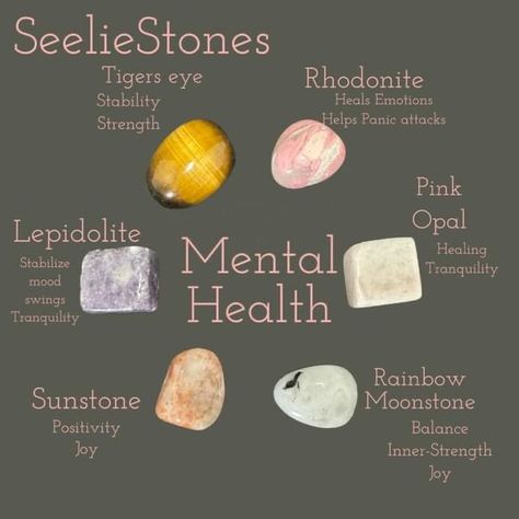 Crystals For Mental Health, Crystal Healing Room, Crystal Knowledge, Crystals For Wealth, Rock Identification, Crystal Healing Chart, Witch Rituals, Green Witchcraft, Healing Room