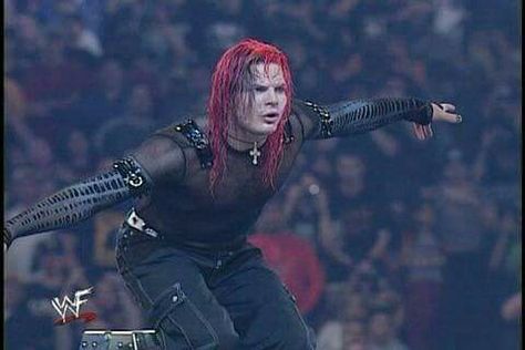 Jeff With Red Hair> Jeff Hardy Red Hair, Jeff Hardy Pfp, Jeff Hardy 90s, Jeff Hardy Aesthetic, Wwe Aesthetic, Wwe Jeff Hardy, The Hardy Boyz, Wwe Pictures, Wwe Tna