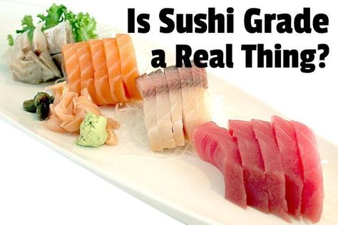 Is Sushi Grade a Real Thing? (Complete Guide) Yellowtail Sushi, Sushi Grade Salmon, Raw Sushi, Make Your Own Sushi, Sushi Grade Tuna, Sushi Fish, Tuna Sashimi, Tuna Sushi, Raw Salmon