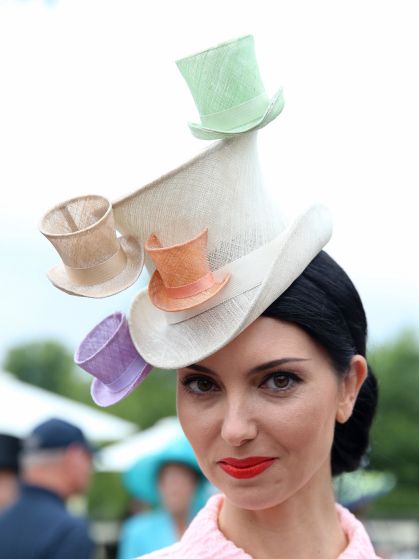 2014 Royal Ascot Hat:  Mad Hatter Style Crazy Hat, Mad Hat, Royal Ascot Hats, Ascot Hats, Hat Day, Mad Hatters, Crazy Hats, Trendy Hat, Kentucky Derby Hats