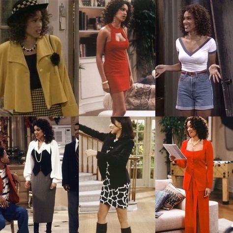 cin on Twitter: "choose a 90s fashion it girl… " Sitcom Fashion, Hilary Banks, Black 90s Fashion, Fran Fine Outfits, 90’s Outfits, Fran Fine, 90s Inspired Outfits, 90s Fashion Outfits, Fresh Prince