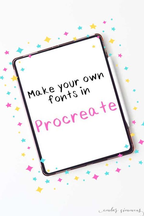 How To Create Your Own Font In Procreate, How To Do Lettering On Procreate, How To Make Your Own Font Procreate, Create Your Own Font Ipad, How To Design Fonts, Ipad Fonts Free, How To Create Fonts In Procreate, How To Create Your Own Font, Create Font Procreate