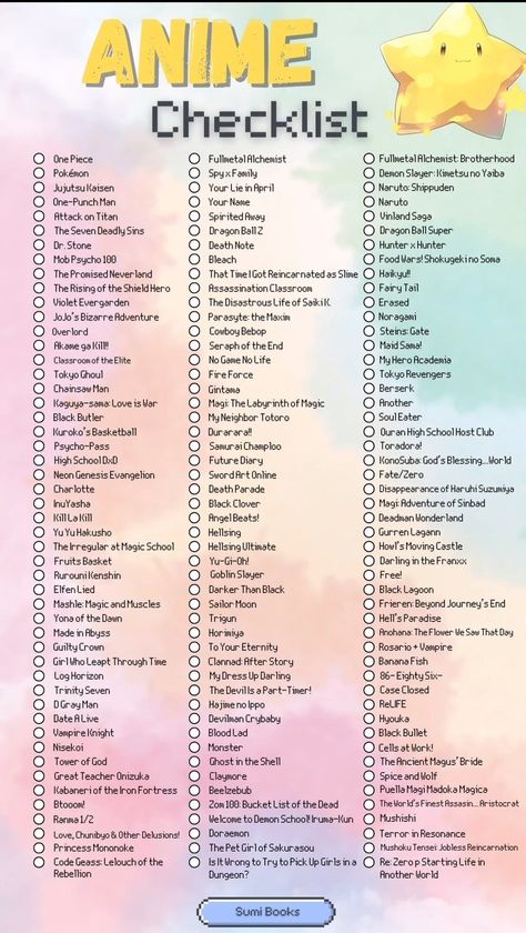 List Of Anime To Watch, Anime Challenge List, Anime Watch List Challenge, Anime Checklist Challenge, Romance Anime Checklist, Anime Checklist To Watch 100, Aesthetic Anime To Watch, Anime You Should Watch, Anime Checklist To Watch