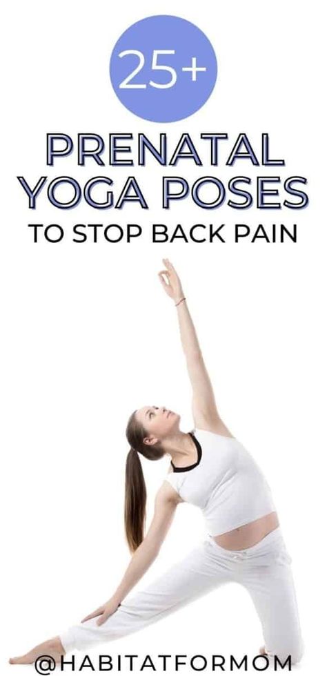 Best Pregnancy Yoga Poses for Back Pain (prenatal yoga routine included)