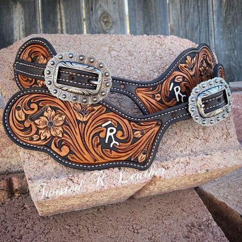 Tooled Spur Straps, Spur Straps Western, Spur Straps Pattern, Custom Spur Straps, Custom Spurs, Leather Spur Straps, Western Spurs Straps, Spurs Western, Leather Patterns