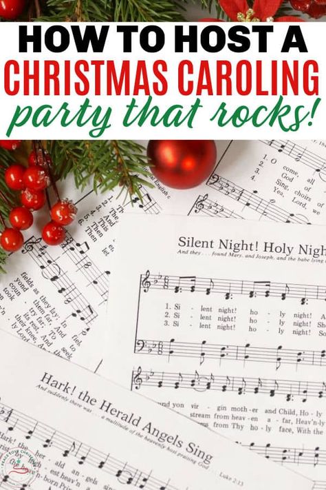 Christmas caroling party tips Christmas Fellowship Ideas, Children’s Church Christmas Party, Lds Ward Christmas Party Ideas, Christmas Caroling Ideas, Ladies Christmas Party Ideas Church, Ward Christmas Party Ideas Lds, Lds Christmas Party, Christmas Carol Party, Relief Society Christmas Party