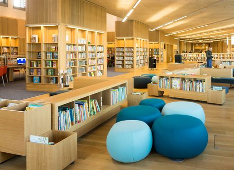 New Public Library In Dun Laoghaire, Officially Called DLR Lexicon Opened To The Public Today And It Is Worth Visiting Ref-100534 | by infomatique Public Library Design, Library Seating, Boarding School Aesthetic, Makerspace Library, School Library Design, School Building Design, Library Inspiration, Open Library, Library Architecture