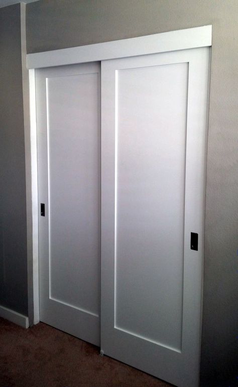 Best Sliding Door Designs That You Can Have In Your Home | Architecture Ideas Closet Door Alternative, Closet Door Ideas, Pintu Interior, Diy Closet Doors, Bedroom Closet Doors, Ideas Closet, Closet Door Makeover, Door Decorating, Open Closet