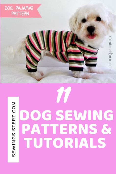 Searching for dog clothes sewing tutorials and patterns that you can try out in your next DIY project? Check out these tutorials from around the web. Even beginners can try them out too. Free Dog Shirt Sewing Pattern, Yorkie Clothes Patterns, Small Dog Sewing Patterns, Dog Pajamas Pattern Free Small, How To Sew Dog Clothes, Dog Pyjama Sewing Pattern, Dogs Clothes Patterns, Free Dog Dress Pattern, Pattern For Dog Clothes