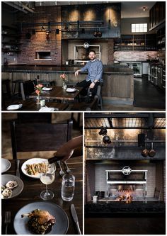 Micro Restaurant, Restaurant Decor Diy, Grill Restaurant Design, Bbq Restaurant Design, Francis Mallman, Outdoor Cooking Fireplace, Restaurant Grill, Small Restaurant Design, Bbq Shop