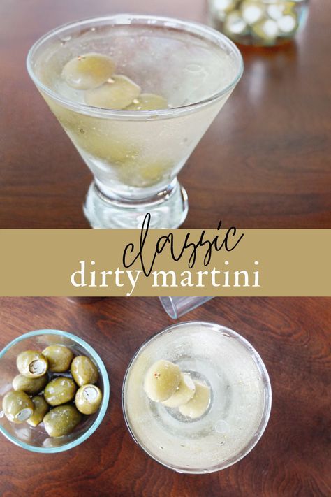 A tried and true dirty martini recipe that my family loves. This dirty vodka martini recipe makes is made with a garlic olive brine and garnished with blue cheese olives. It's the best martini you'll ever have! #ElleTalk #Cocktails #Vodka #Martini #CocktailRecipe Dirty Vodka Martini Recipe, Best Dirty Martini Recipe, Best Dirty Martini, Blue Cheese Olives, Dirty Martini Vodka, Vodka Martini Recipe, Best Martini, Best Martini Recipes, Dirty Martini Recipe