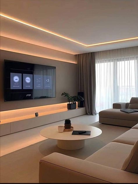 Modern Luxury Interior, Latest Living Room Designs, Interior Design Your Home, Apartment Living Room Design, Hall Interior, Living Room Design Inspiration, Living Room Design Decor, Home Design Living Room, Apartment Decor Inspiration