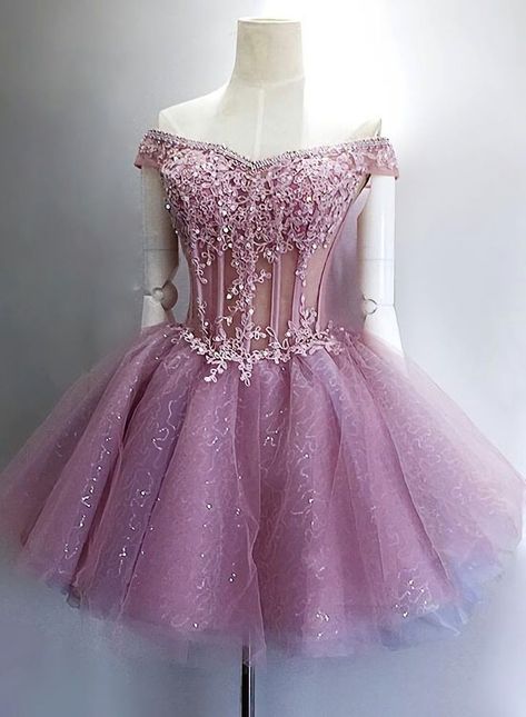 Dress Poofy, Pink Short Dress, Short Cocktail Dresses, Pink Dress Short, Cute Homecoming Dresses, Short Party Dress, Evening Dresses Short, Short Homecoming Dress, Short Cocktail Dress