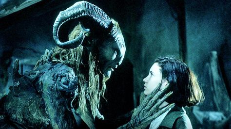 Ofelia and the Faun from Pan's Labyrinth Pan's Labyrinth, Doug Jones, Fritz Lang, Crimson Peak, Film Horror, I Love Cinema, Film Disney, Foreign Film, Mia 3