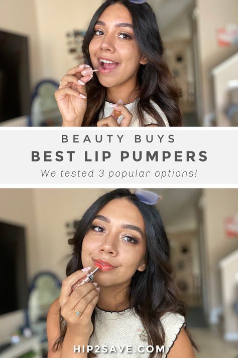 Derol Lip Plumper Before And After, Best Lip Plumper Before And After, Best Plumping Lip Gloss, Derol Lip Plumper, Lip Plumpers That Work, Best Lip Plumper, Lip Pump, Lip Plumpers, Fuller Lips