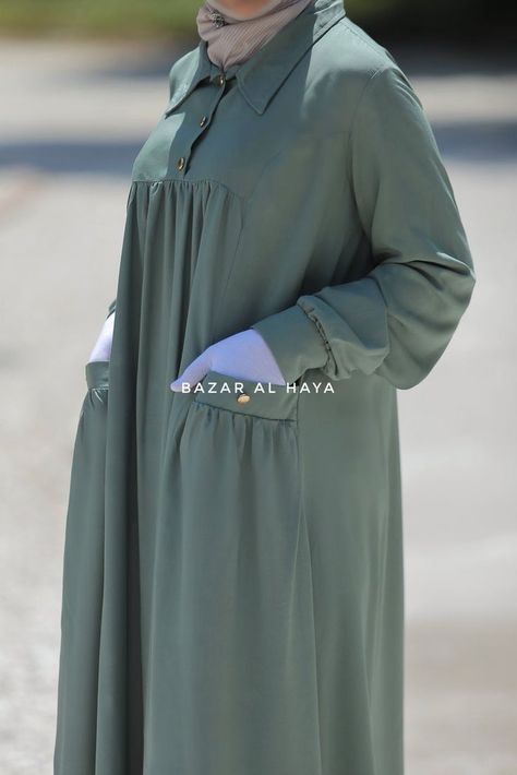 Cotton Abaya Designs, Hijab Dress Style, New Abaya Designs, New Abaya Style, Styles For Pregnant Women, Cotton Abaya, Summer Dress Long, Abaya Design, Cotton Summer Dress