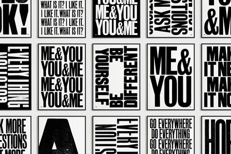 Anthony Burrill – Print Collection Anthony Bourdain Painting, Anthony Burrill Typography, Anthony Bourdain No Reservations, Anthony Bourdain Quotes, Anthony Burrill, Harewood House, Monochrome Aesthetic, Typographic Print, Print Ideas