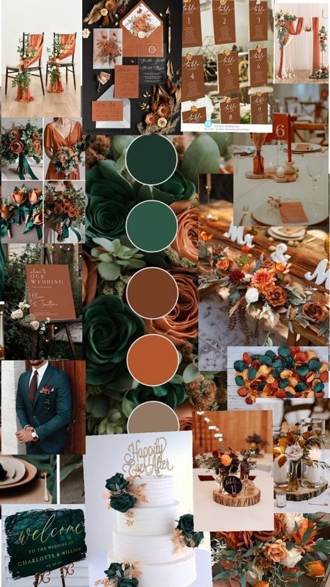 Rustic Fall Wedding Colors, Wedding Theme Color Schemes, Twilight Wedding, Wedding Color Pallet, Cottage Wedding, Wedding Themes Fall, Rustic Fall Wedding, Estilo Boho Chic, Wedding Theme Colors