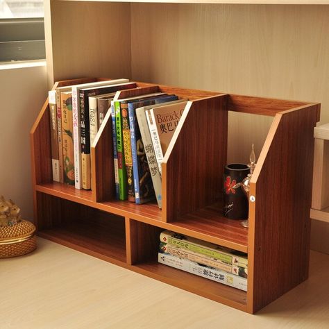 Simple wood table small bookcase bookcase shelving office desktop can stretch cabinet IKEA bookshelf Student _ - AliExpress Mobile Simple Wood Table, Shelving Office, Ikea Bookshelf, Buku Diy, Cabinet Ikea, Bookshelf Table, Bedroom Pop Design, Simple Bookshelf, Desktop Bookshelf