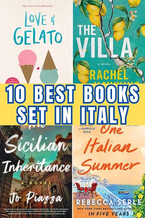 Top 10 Best Books Set in Italy: Fiction & Non-Fiction Travel Fiction Books, Books Set In Italy, Books About Italy, Big Books, Reading Adventure, Avid Reader, Best Books, Famous Books, Big Book