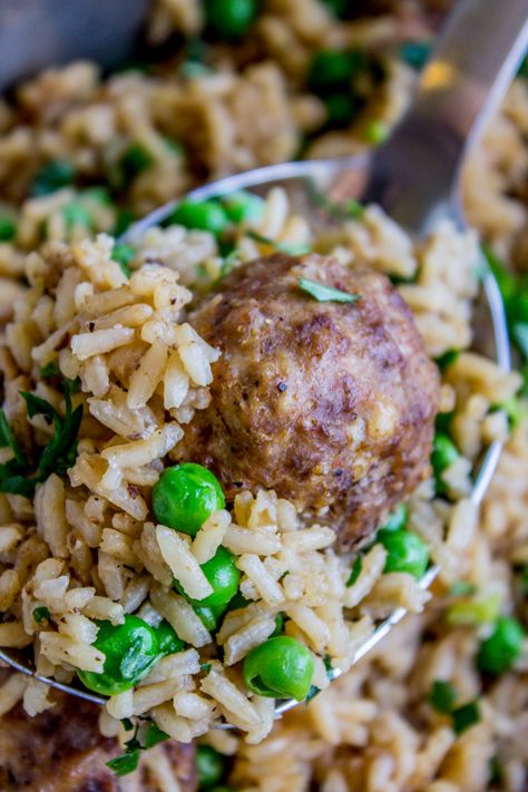 Easy Meatball And Rice Recipes, Meatball Rice Casserole, Meatball And Rice Dinner Ideas, Meals Using Meatballs, Italian Meatballs And Rice, What To Do With Italian Meatballs, Frozen Meatballs And Rice, Costco Meatballs Recipes, Meatball Meal Ideas