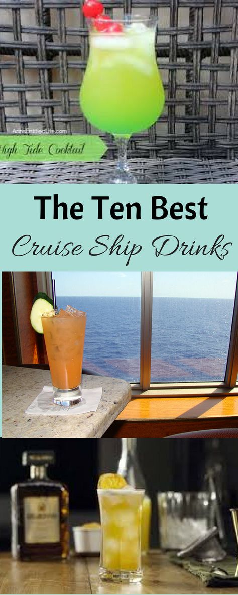 The Best Cruise Ship Cocktails #cocktails #cruising #cruise #drinks Cruise Cocktails, Unique Alcoholic Drinks, Cruise Drinks, Low Cal Cocktail, Healthy Alcoholic Drinks, Sugar Free Cocktails, Best Mixed Drinks, Breakfast Cocktails, Best Cruise Ships