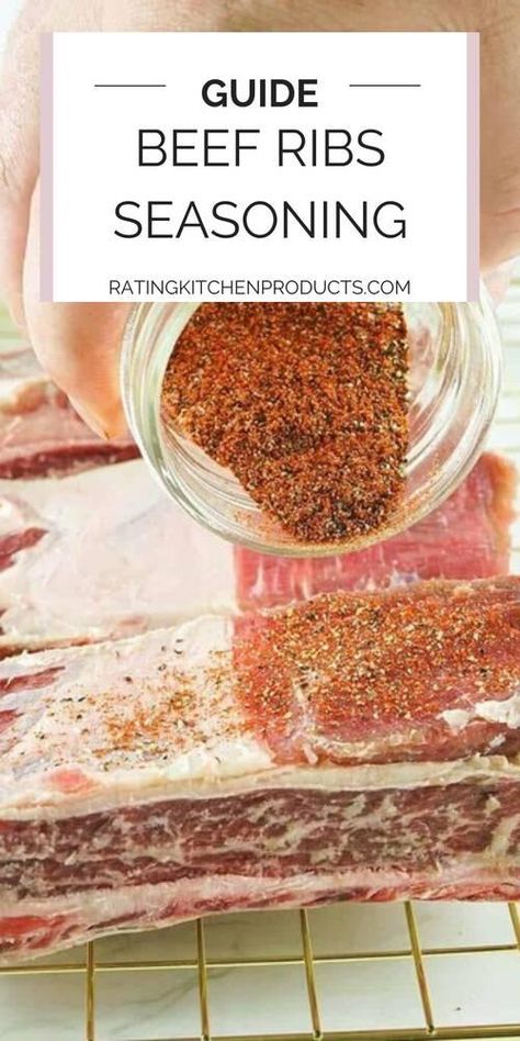 Beef Rib Seasoning: Your Guide To Flavorful & Tender Ribs Beef Ribs Seasoning, Beef Rib Rub Recipe, Beef Chuck Ribs Recipe, Chuck Ribs Recipe, Beef Ribs Marinade, Beef Rib Rub, Rib Seasoning, Beef Rib Steak, Rib Rub Recipe