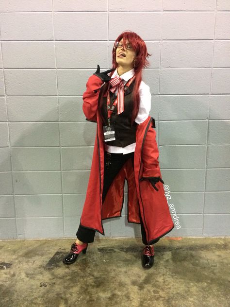 Grell Sutcliff Cosplay from @lyz_anndrea Grell Sutcliff Cosplay, Grell Sutcliff