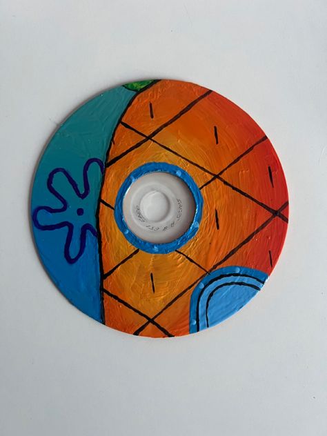 Painting On Cd Ideas, Ideas Para Pintar Cd, Painting Cd Ideas, Painting On Cds, Ideas Para Pintar Discos, Cd Drawing, Painting On Cd, Cd Painting Aesthetic, Disk Art