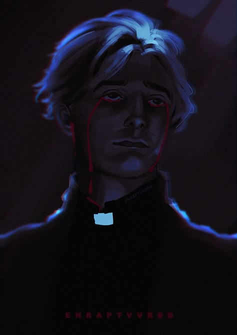 Greylock Analog Horror, Faith The Unholy Trinity Pfp, John Ward Faith Fanart, Faith The Unholy Trinity Fanart, Faith Unholy Trinity, John Ward Faith, Demon Priest, Faith The Unholy Trinity, The Unholy Trinity