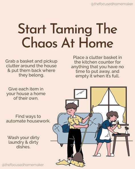 Keep your home clean with these simple tasks! Tackling Clutter, Messy Home, Clean The House, Happy Homemaking, Christian Homemaking, Smelling Good, Conscious Parenting, Family Ideas, Home Economics