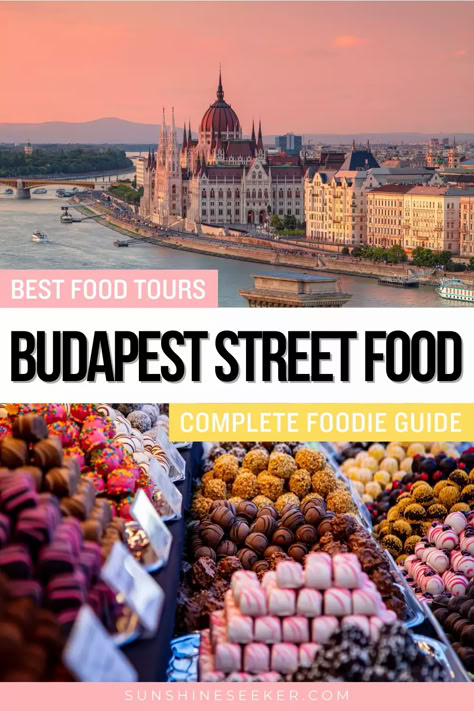 If you're a foodie like me you should read this guide before going to Budapest Hungary. I missed many of these dishes during my first visit. The street food scene in Budapest is among the best in Europe. Click through for a complete Budapest street food guide + best food tours! Food In Budapest, Budapest Hungary Food, Best Restaurants In Budapest, Food Budapest, Budapest Food, Budapest Restaurant, Budapest Guide, Vienna Austria Travel, Danube River Cruise