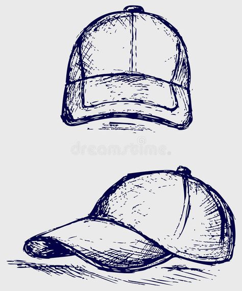 Baseball Cap. Doodle style. Vector #Sponsored , #AD, #Ad, #Cap, #style, #Doodle, #Baseball Pyrography, Tyler Brown, Cap Drawing, Doodle Style, Cap Style, Canvas Painting Diy, Happy Paintings, Line Tattoos, Wood Burning