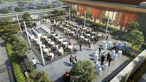 Hold your event at the new Brookfield Conference Center...This is the Celebration Plaza...Beautiful outdoor space to hold your next meeting, wedding, conference...imagine the possibilities! We are! Opening Spring of 2020!  #event #celebration #conferences #eventplanning #eventing #conference #brookfieldconferencecenter #wedding #corporateevents #venue #conferencecenter #imaginethepossibilities #networking #brookfieldwi #outdoorspace #meeting #events #visitbrookfield Outdoor Conference Space, Events Place, Funny Lockscreen, Shell House, Conference Hall, Beautiful Outdoor Spaces, Conference Center, Outdoor Reception, Outdoor Event