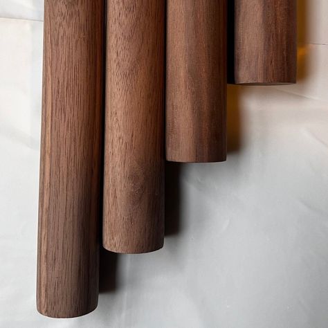 Highest quality black walnut dowels. Black walnut wood for woodworking or a walnut round stick for certain rod, these stunning wooden pieces are perfect for various projects.  - North American Walnut - Smooth Finish - Real solid Walnut - 2 foot long X 1.25 wide Black Walnut Wood, Wooden Hangers, American Walnut, Solid Walnut, Black Walnuts, Black Walnut, Walnut Wood, Types Of Wood, 1 Inch