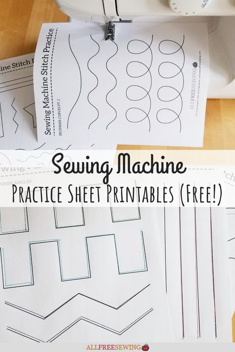 Sewing Machine Paper Practice Sheets (Printable!) #nationalsewingmonth #nsm #nationalsewingmonth2020 Sewing Machine Practice, Sewing Machine Stitch Practice, Practice Sewing Sheets Free Printable, Hand Quilting Patterns Templates Free Printable, Free Motion Quilting Practice Sheets, Sewing Machine Practice Sheets, Card Trick Quilt Pattern Free Printable, Pantographs For Quilting Free, Sewing Practice Sheets Free Printable