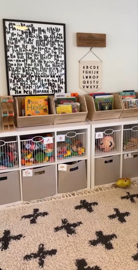 Small Boys Playroom Ideas, Large Toy Storage Ideas Living Room, Boy Room Organization, Boys Room Toy Organization, Toy Room Ideas For Boys, Under Stairs Closet Playroom, Boys Room Organization, Toddler Boy Playroom, Kids Playroom Organization