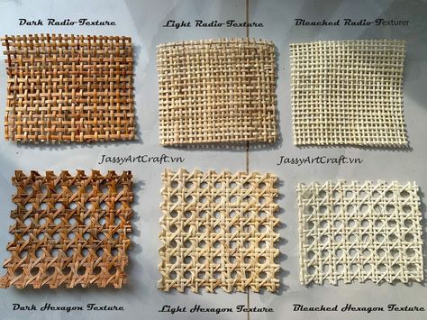 Bamboo Rattan Furniture, Rattan Cane Webbing, How To Add Rattan To Furniture, Vietnamese Furniture, Cane Products, Rattan Decoration, Rattan Panel, Rattan Fabric, Rattan Art