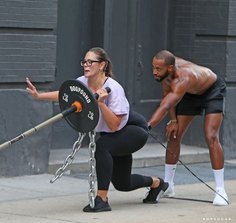 Popsugar, Dogpound Gym, Ashley Graham Style, Couple Noir, Ashley Graham, Trendy Swimwear, Fitness Transformation, Celebrity Couples, Bodybuilder