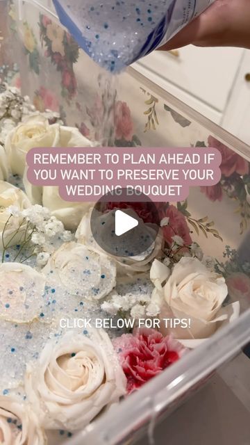 Paige | DIY & Deals & Decor on Instagram: "What do you need to know about preserving your wedding bouquet or wedding flowers? 💐 ✨
 
Plan ahead! Have a plan for your wedding flowers. Lots of guests like to take home the flowers so make sure it’s communicated ahead of time to your coordinator if you want to keep them!
 
Assign someone to take home your flowers and put them in water!
 
There are two ways you can do this: preserve professionally or DIY.
 
If you want them to be professionally preserved, start the research a few months in advance and see if there is anyone local that can do this service for you. There are also Etsy shops and other companies where you can ship your flowers to as well. Just gets a little costly.
 
There is a bonus to having it preserved professionally, you don’t How To Save Wedding Flowers, How To Preserve Wedding Bouquet, Preserve Wedding Bouquet, Preserved Wedding Bouquet, Wedding Bouquet Preservation, Budget Bride, Bouquet Preservation, Diy Brides, Planning Ahead