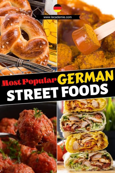 German Street Food, Octoberfest Recipes, German Recipes Dinner, German Main Dishes, German Appetizers, German Snacks, Best German Food, Gameday Food, Easy German Recipes