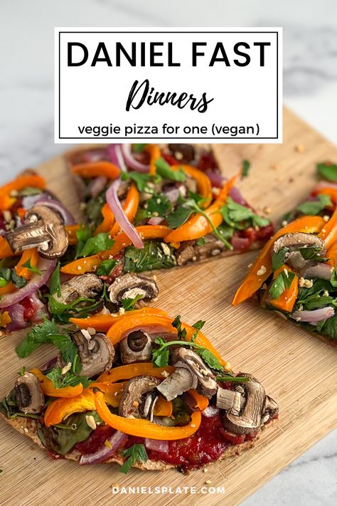 Daniel Fast Pizza Recipes, Daniel Fast Pizza, Daniel Fast Bread Recipes, Daniels Fast Recipes 21 Day Meal Plan, Daniel Fast Sweets, Daniel’s Fast Recipes, Daniel Fast Bread, Daniel Fast Meal Ideas, Daniel Fast Recipes Dinner