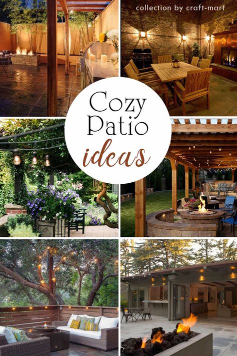 cozy patio ideas Fairy Lights In Backyard, Outside Patio Fire Pit Ideas, Magical Patio Ideas, Peaceful Settings, Backyard Patio Lighting Ideas, Campfire Backyard, Back Patio Seating Ideas, Backyard Cozy Ideas, Porch Ideas Backyard