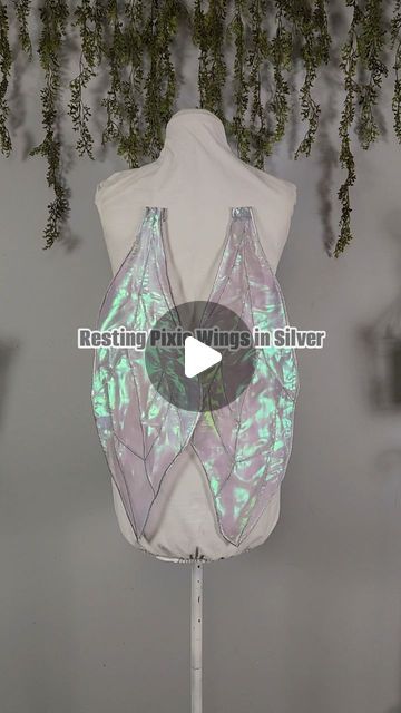 Organza Fairy Wings, Adult Fairy Costume Diy, Iridescent Organza, Adult Fairy Costume, Fairy Costume Diy, Fairy Wings Costume, Pixie Wings, Magical Clothes, Cosplay Wings